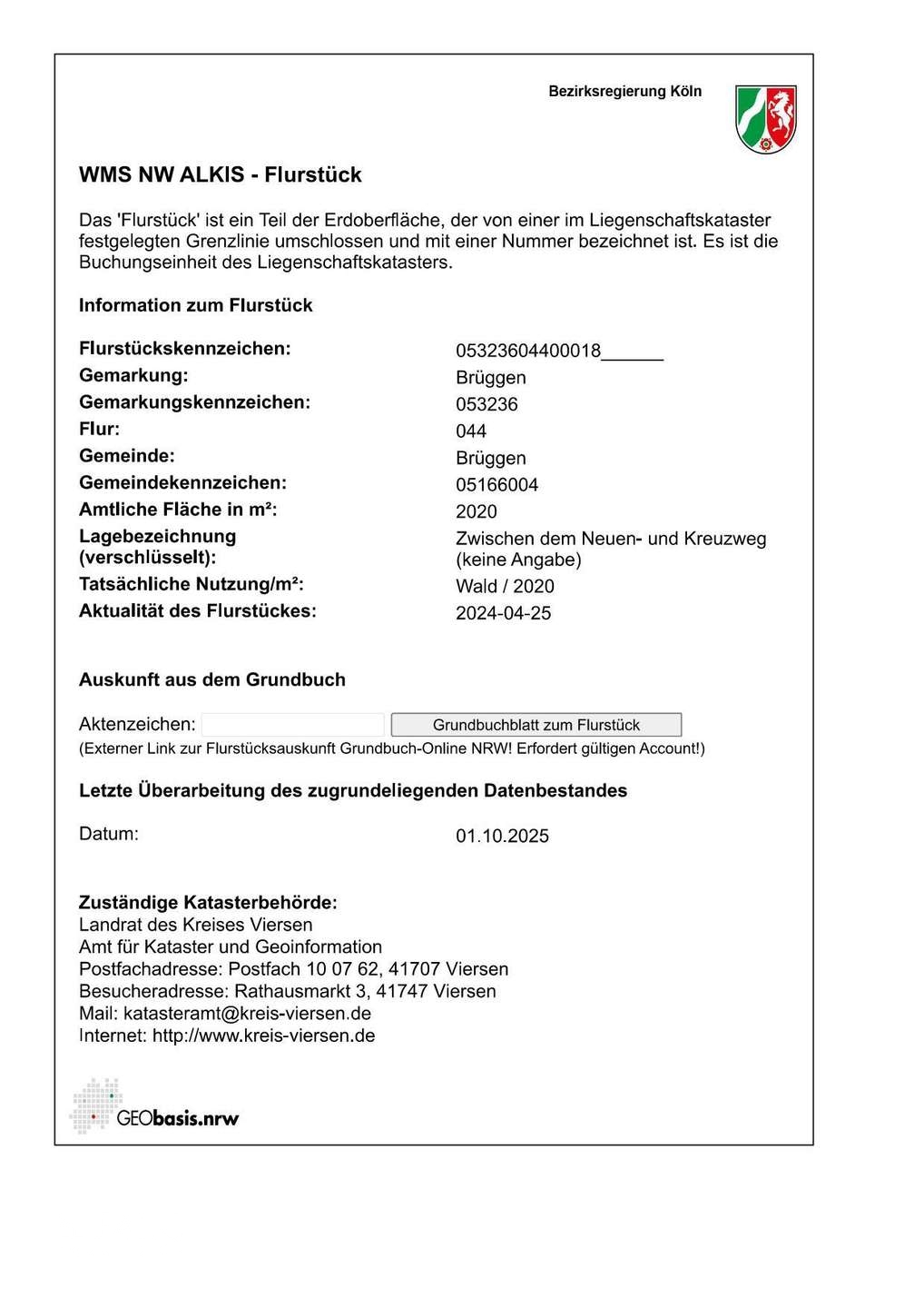 Infos zur Flurkarte-1